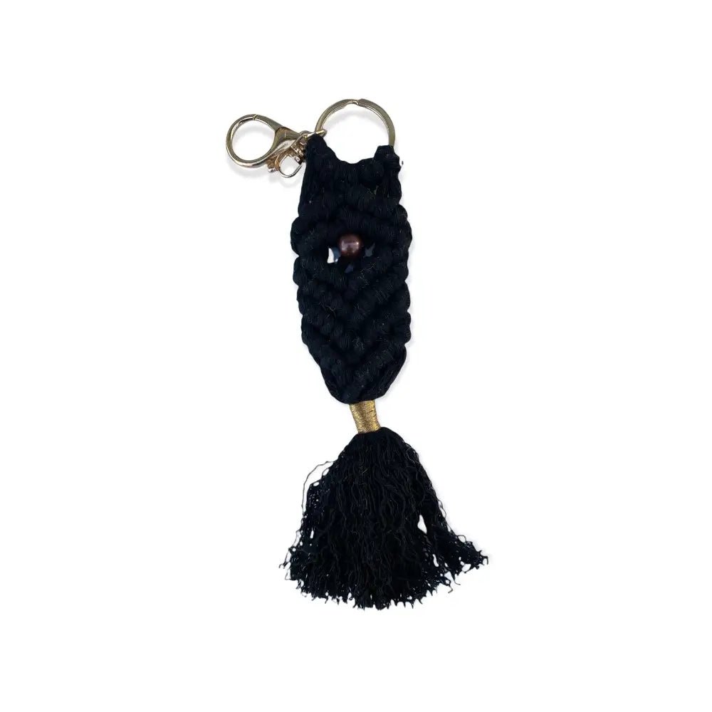Avaimenperä Macrame - Lahja ja Sisustus Juuttisäkki