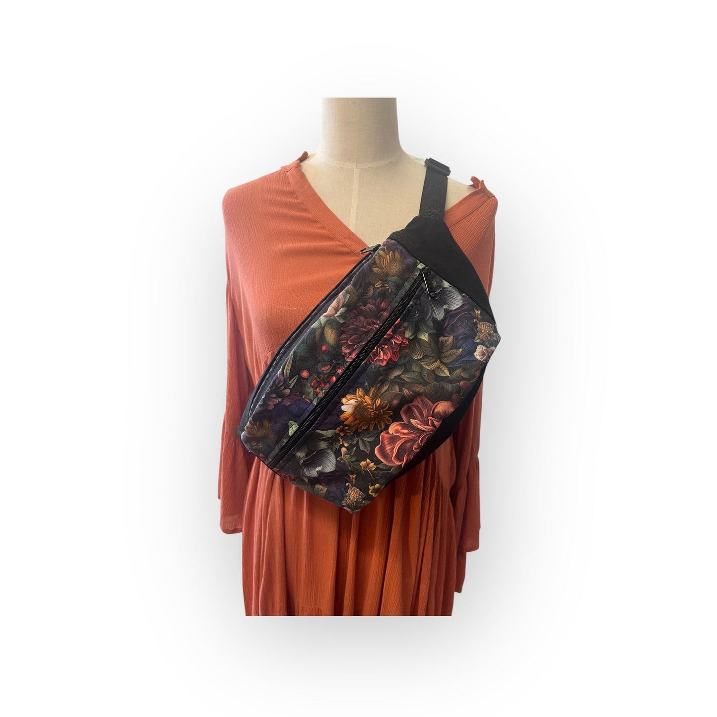 Crossbody kassi Kukka - Lahja ja Sisustus Juuttisäkki