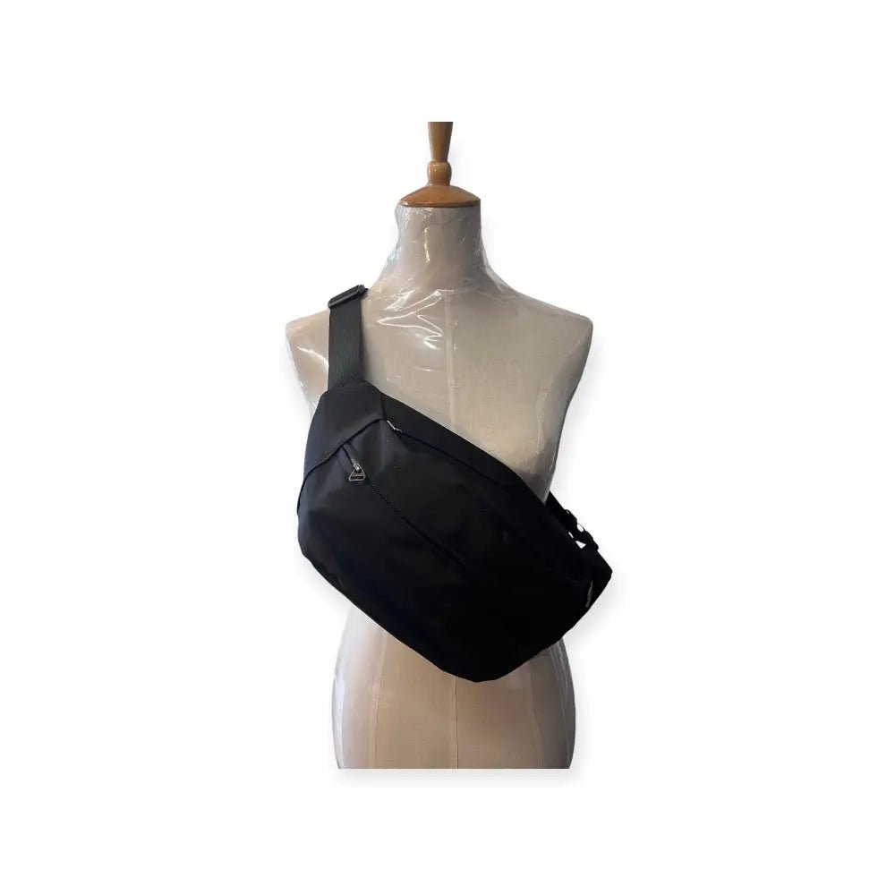 Crossbody kassi Musta - Lahja ja Sisustus Juuttisäkki