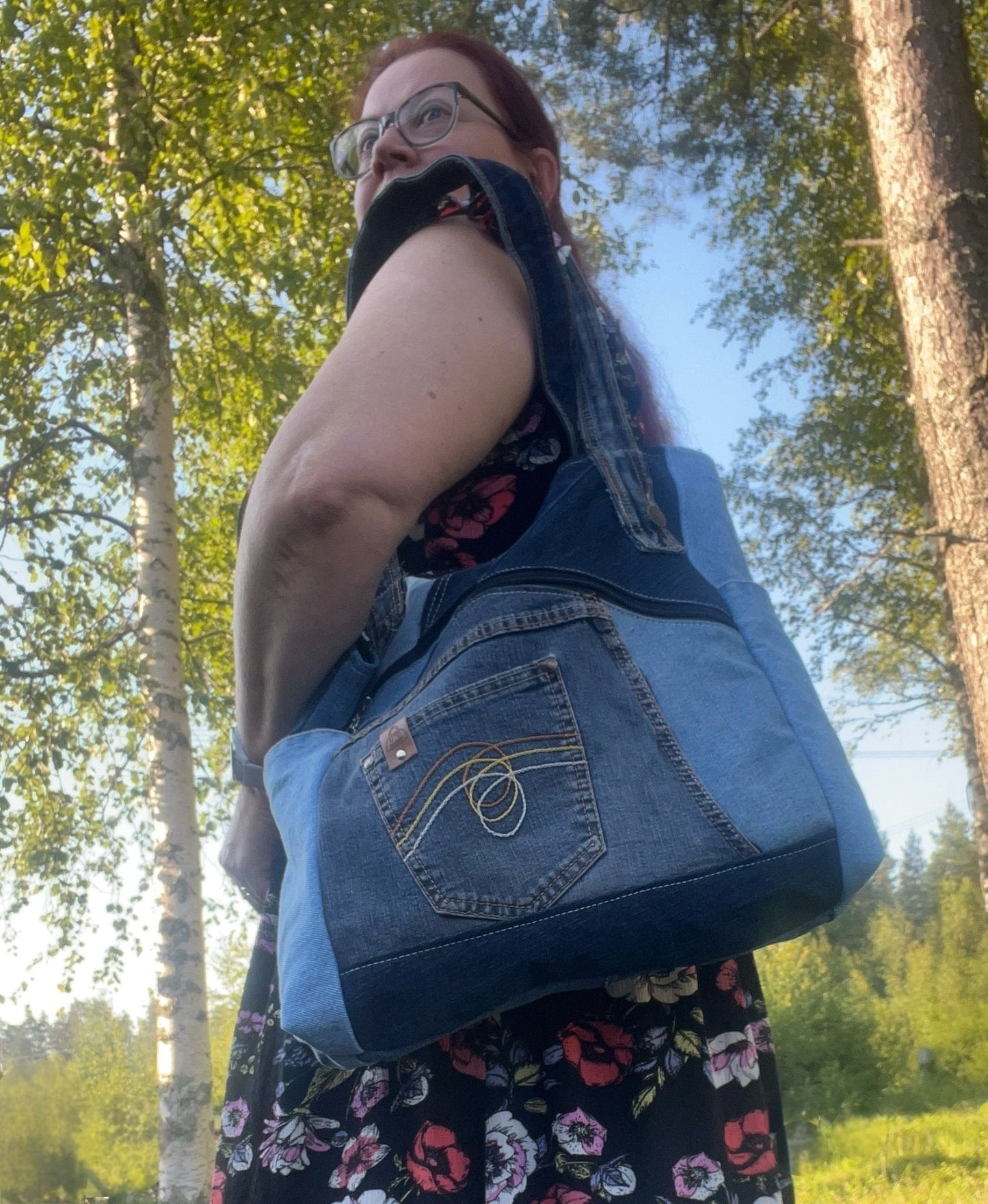 Farkkukassi Veera - Lahja ja Sisustus Juuttisäkki -