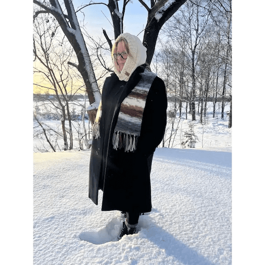 Huppukauluri puuvilla - Lahja ja Sisustus Juuttisäkki