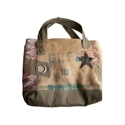 Juuttikassi - viikonloppukassi - Lahja ja Sisustus Juuttisäkki