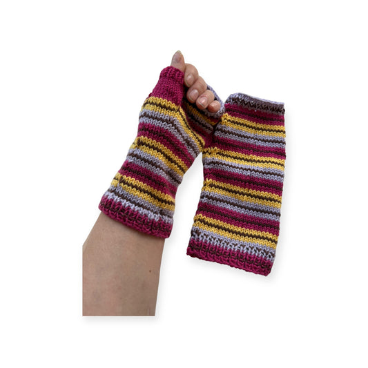 Kämmekkäät Merinoraita - Lahja ja Sisustus Juuttisäkki -