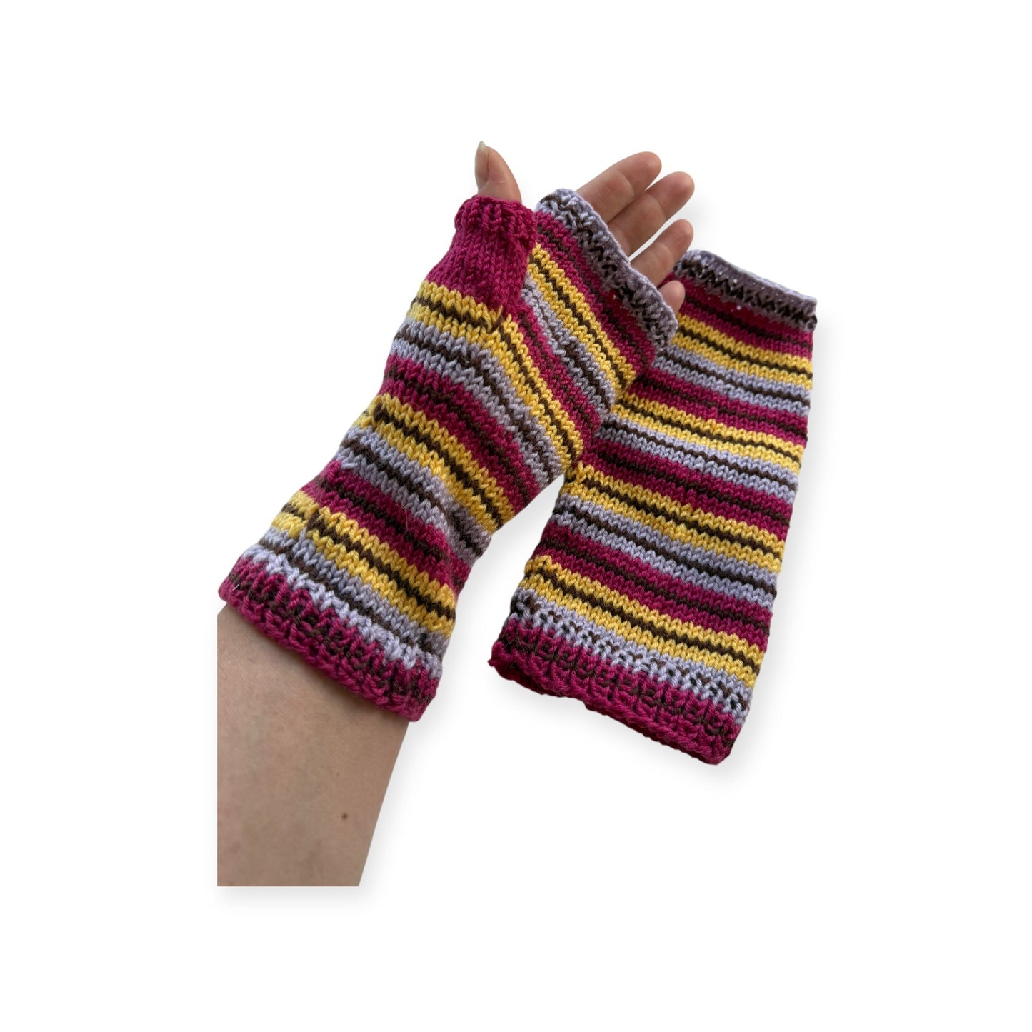 Kämmekkäät Merinoraita - Lahja ja Sisustus Juuttisäkki -