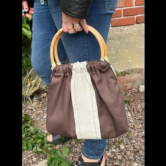 Käsilaukku Henna - Lahja ja Sisustus Juuttisäkki