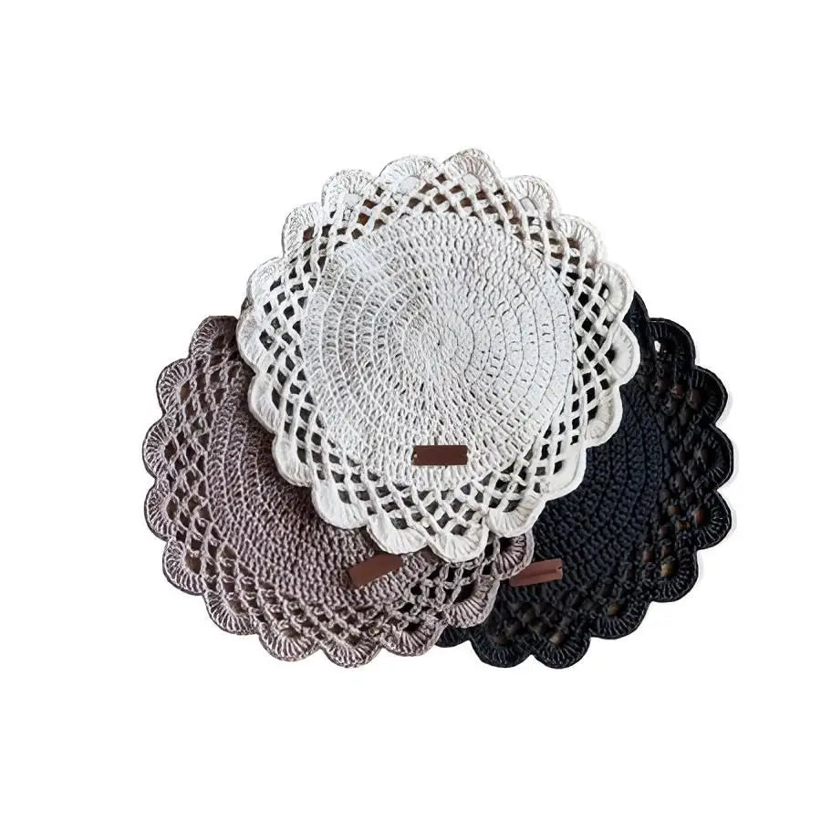 Kattausliina Crochet - Lahja ja Sisustus Juuttisäkki