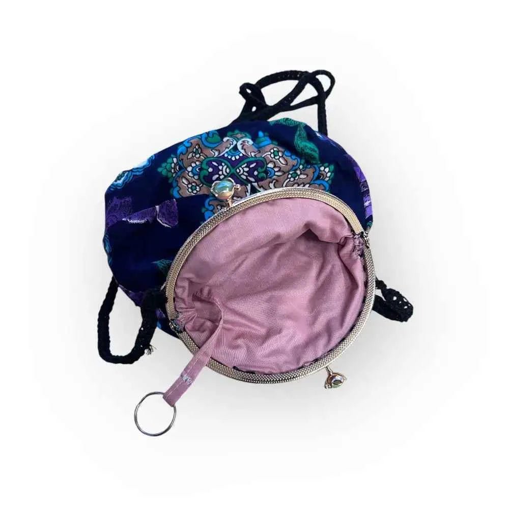 Kukkarolaukku Orkidea - Lahja ja Sisustus Juuttisäkki