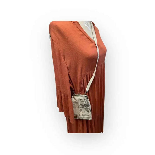 Kukkarolaukku Sanoma - Lahja ja Sisustus Juuttisäkki