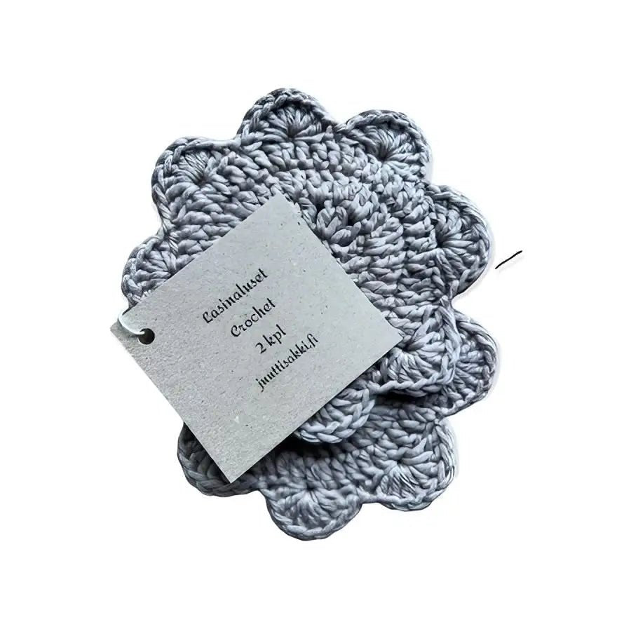 Lasinalunen Crochet - Lahja ja Sisustus Juuttisäkki