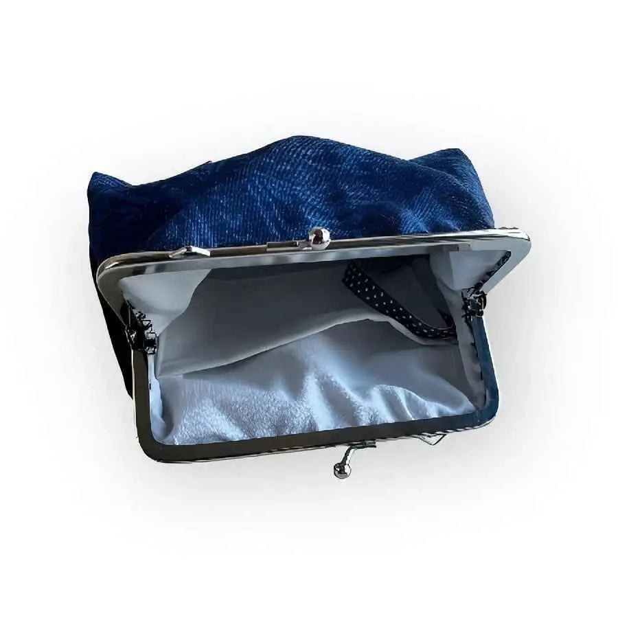 Meikkikukkaro Sininen - Lahja ja Sisustus Juuttisäkki