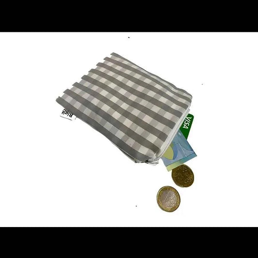 Meikkilaukku Isoruutu - Lahja ja Sisustus Juuttisäkki