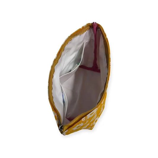 Meikkilaukku Kukka - Lahja ja Sisustus Juuttisäkki