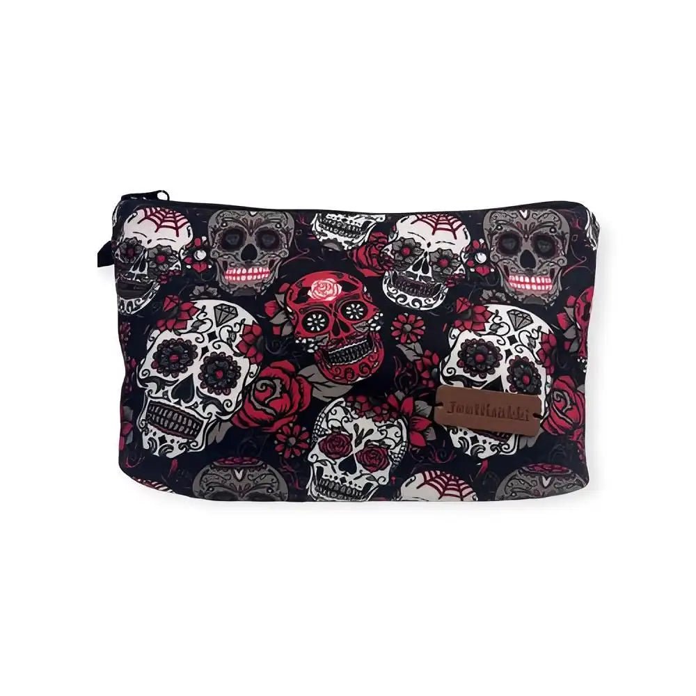 Meikkilaukku Pääkallo - Lahja ja Sisustus Juuttisäkki