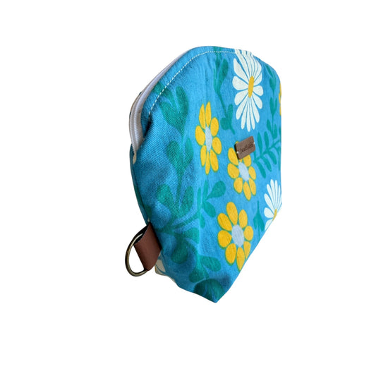 Meikkilaukku Retrokukka - Lahja ja Sisustus Juuttisäkki