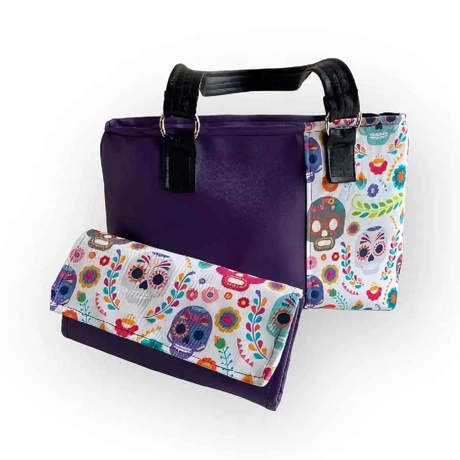 Olkalaukku Pääkallo - Lahja ja Sisustus Juuttisäkki