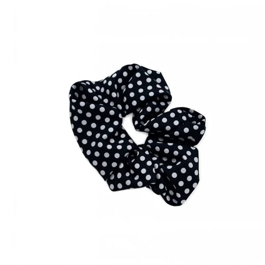 Pilkkua, ruutua ja kukkaa scrunchiet - Lahja ja Sisustus Juuttisäkki