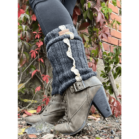 Säärystimet Pitsillä - Lahja ja Sisustus Juuttisäkki