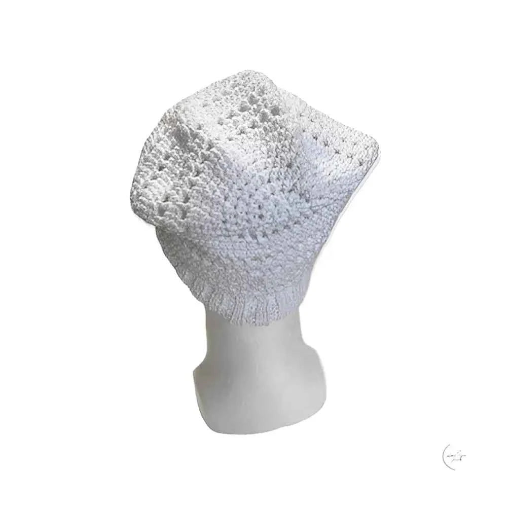 Valkoinen puuvillapipo - Lahja ja Sisustus Juuttisäkki