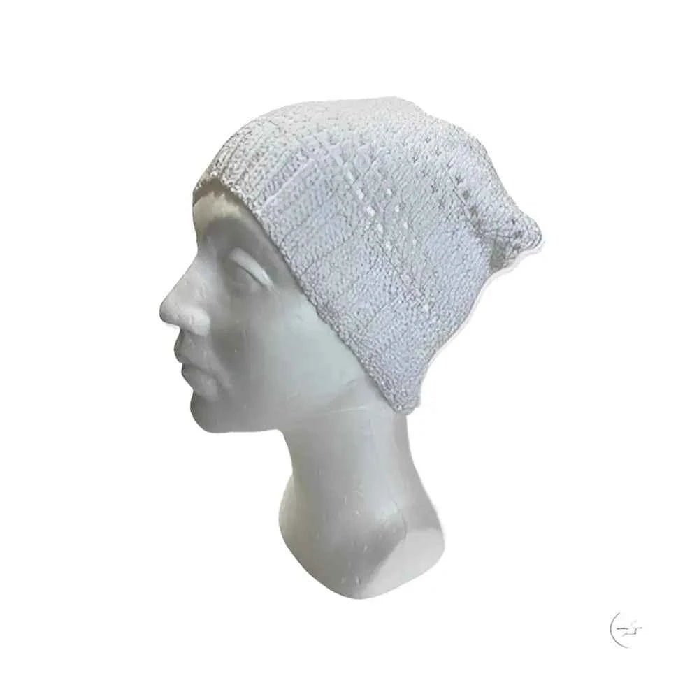 Valkoinen puuvillapipo - Lahja ja Sisustus Juuttisäkki