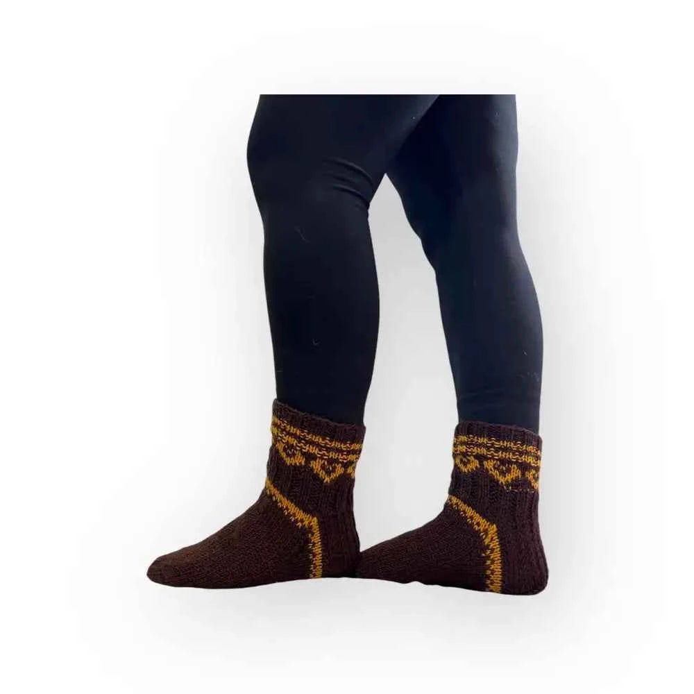 Villasukat Leena - Lahja ja Sisustus Juuttisäkki