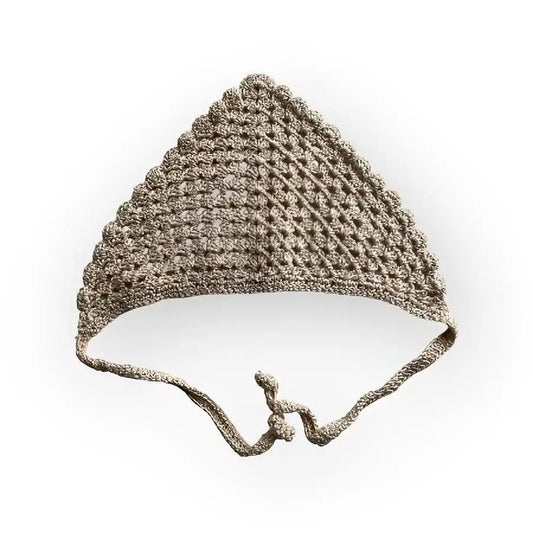 Virkattu Hellehuivi - Lahja ja Sisustus Juuttisäkki