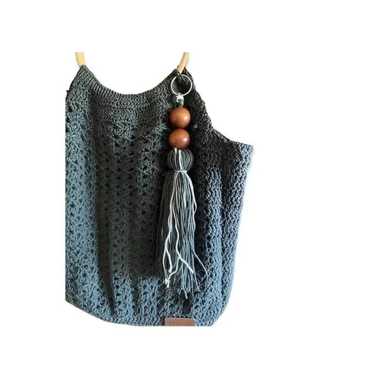 Virkattu kesäkassi - Lahja ja Sisustus Juuttisäkki