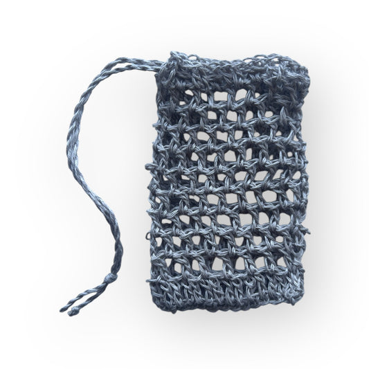 Virkattu Saippuapussi Pellava - Lahja ja Sisustus Juuttisäkki