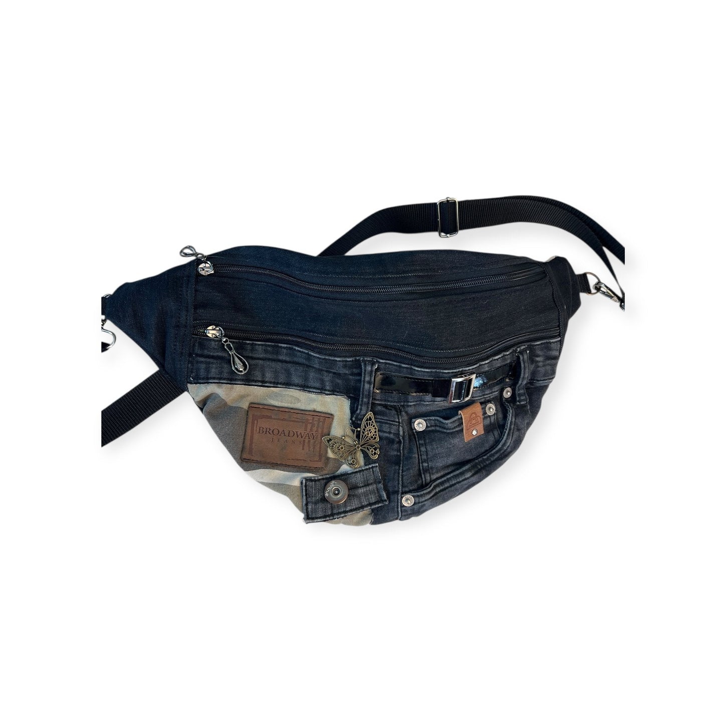Vyölaukku - crossbody Farkku - Lahja ja Sisustus Juuttisäkki