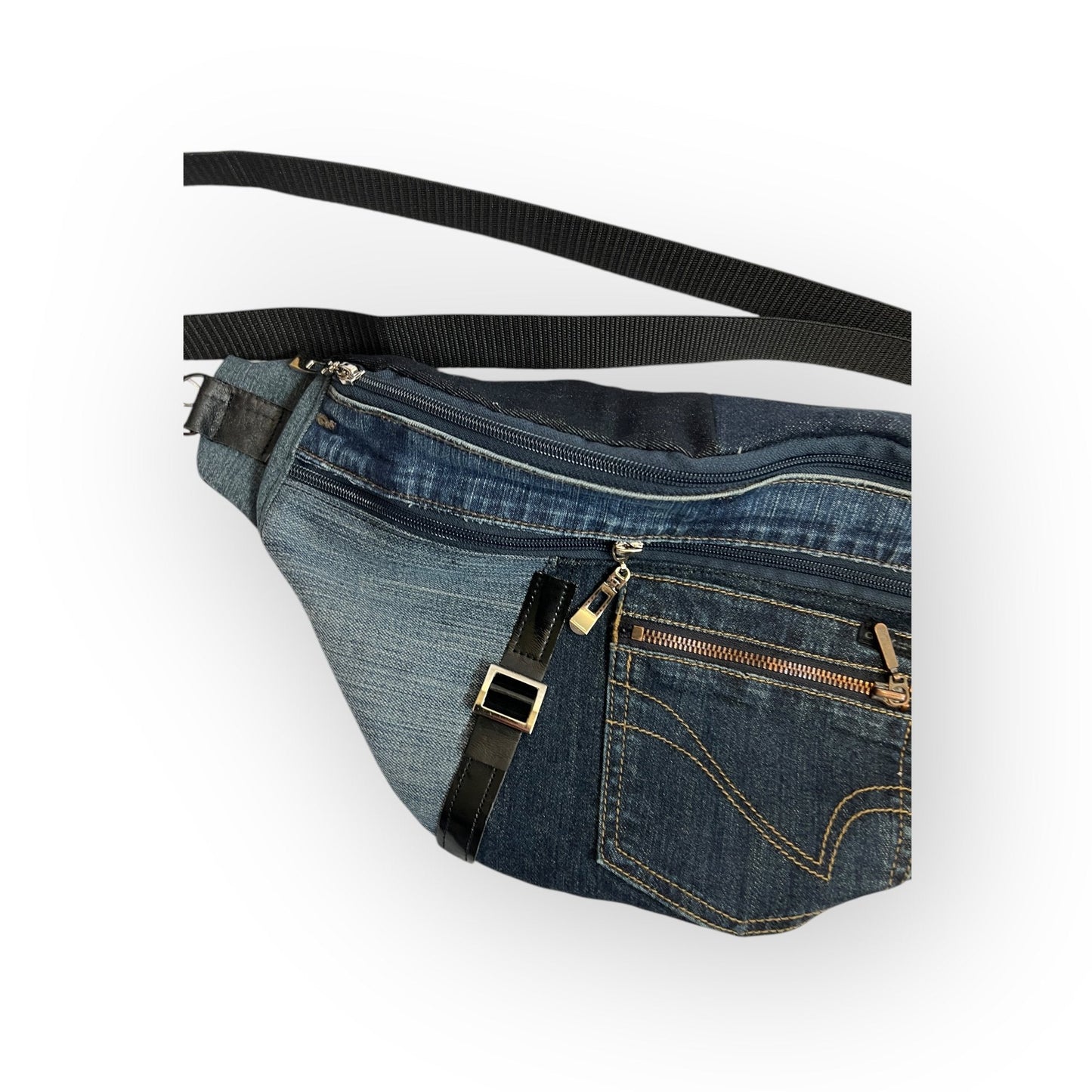 Vyölaukku - crossbody Farkku - Lahja ja Sisustus Juuttisäkki