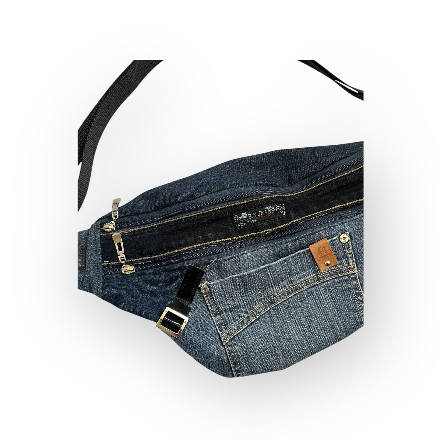 Vyölaukku - crossbody Farkku - Lahja ja Sisustus Juuttisäkki