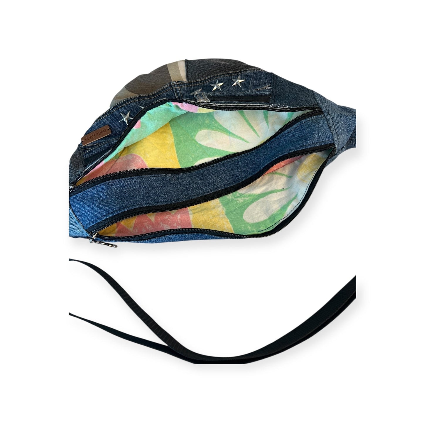 Vyölaukku - crossbody Farkku - Lahja ja Sisustus Juuttisäkki