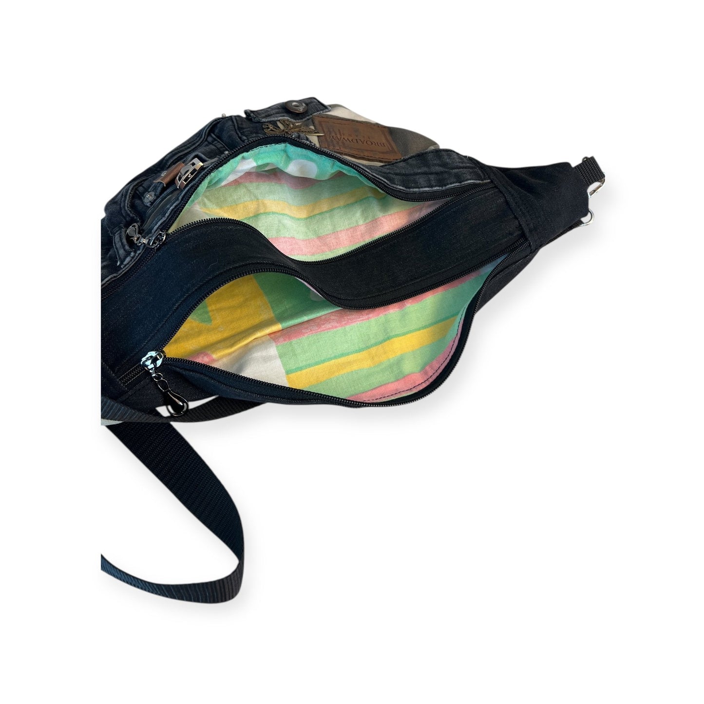 Vyölaukku - crossbody Farkku - Lahja ja Sisustus Juuttisäkki