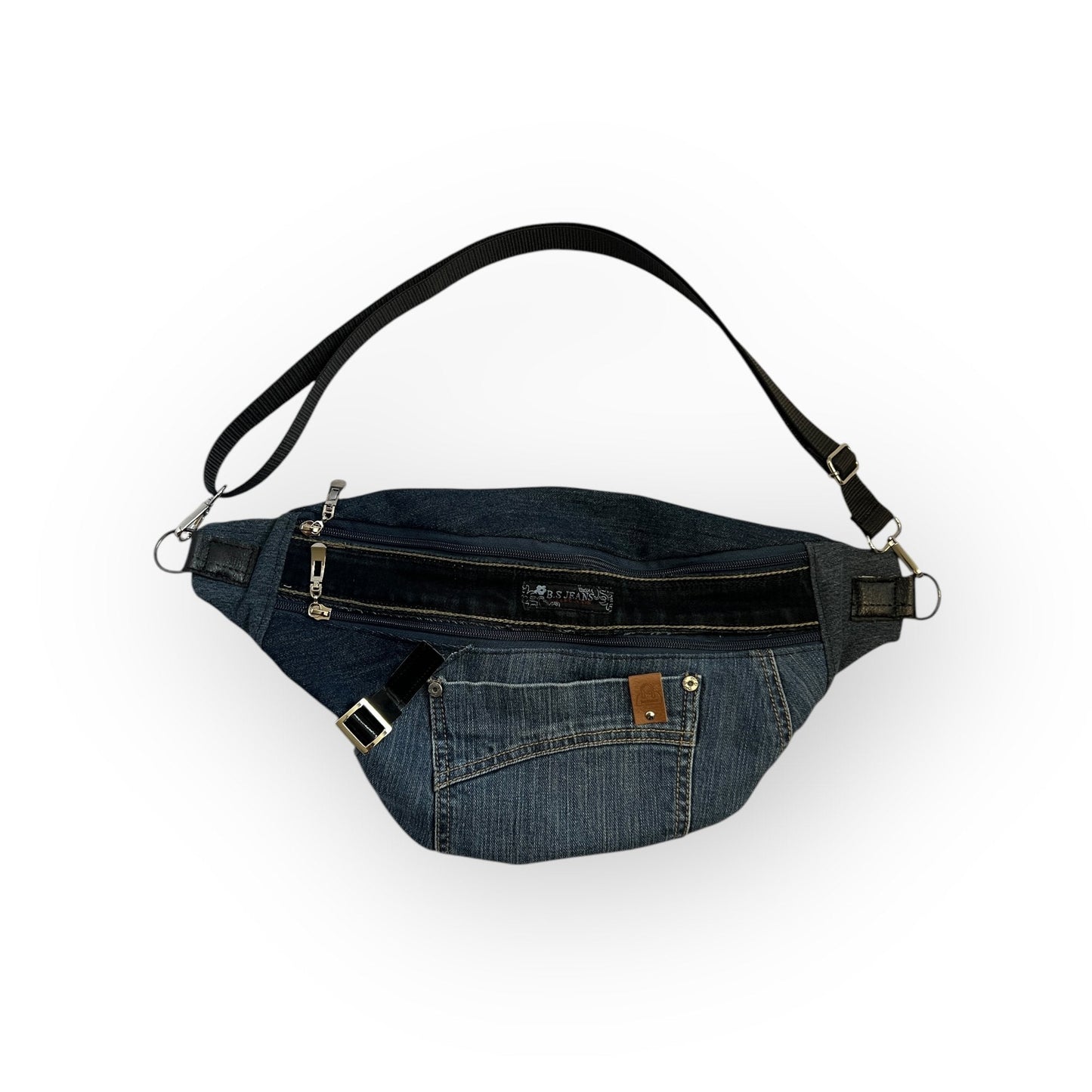 Vyölaukku - crossbody Farkku - Lahja ja Sisustus Juuttisäkki