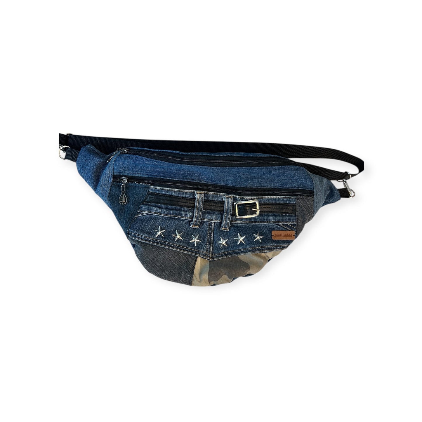 Vyölaukku - crossbody Farkku - Lahja ja Sisustus Juuttisäkki
