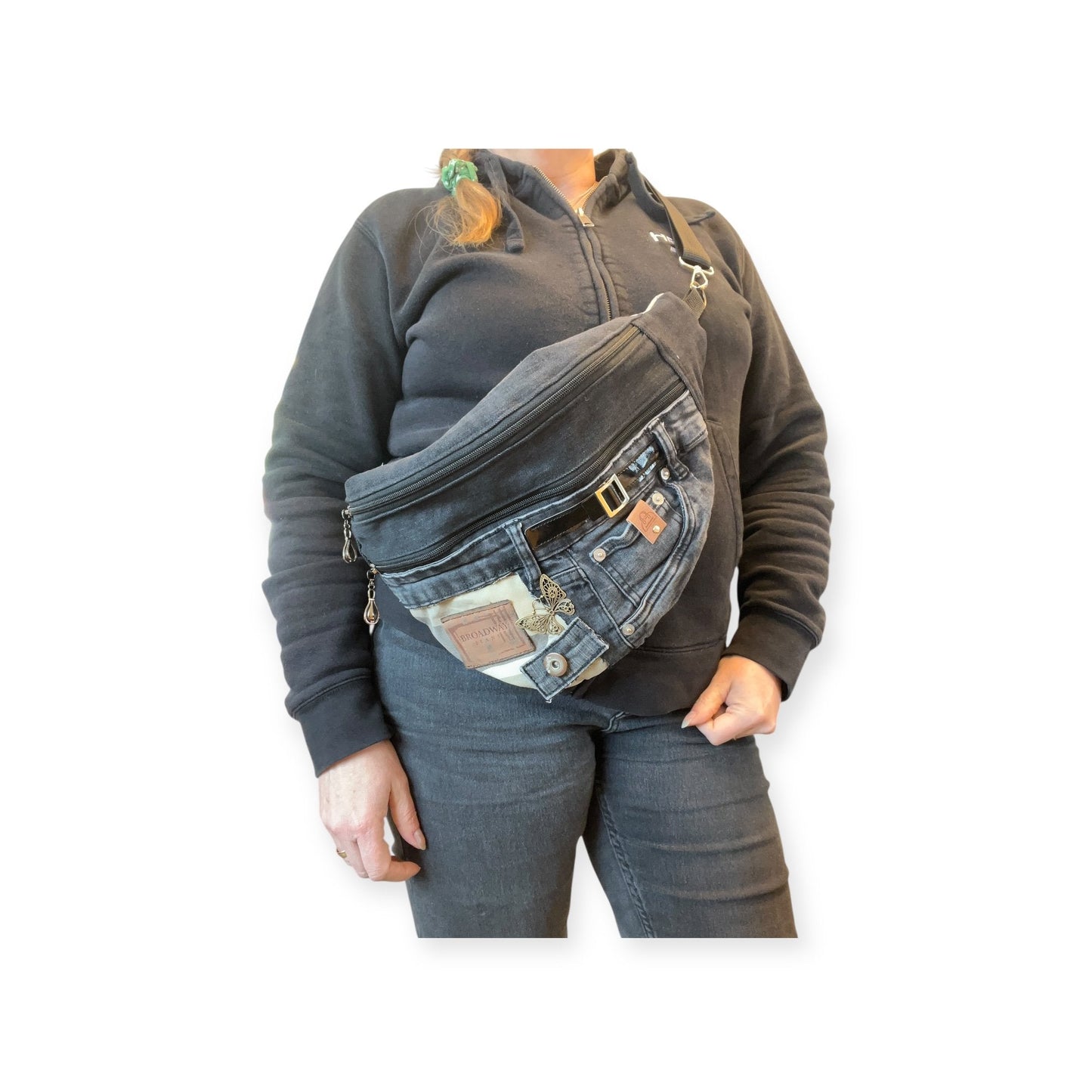 Vyölaukku - crossbody Farkku - Lahja ja Sisustus Juuttisäkki