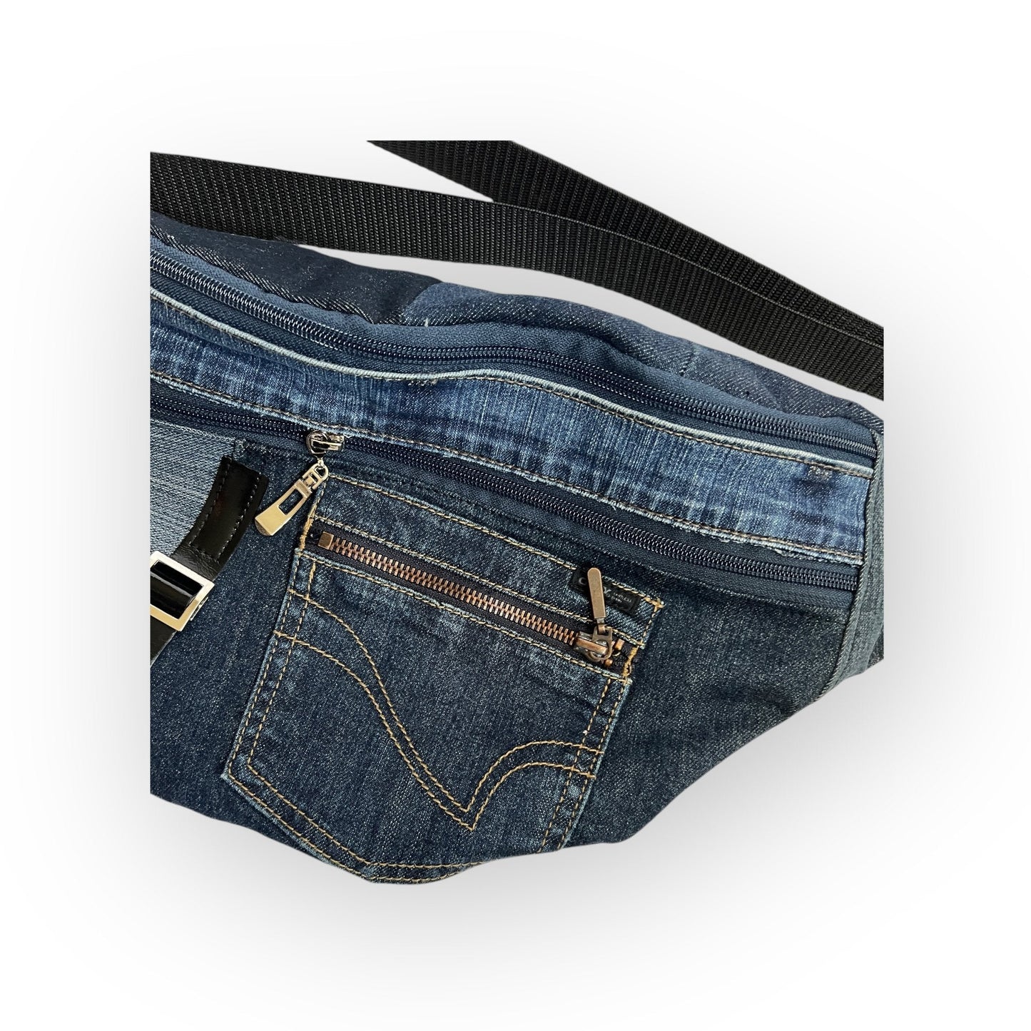 Vyölaukku - crossbody Farkku - Lahja ja Sisustus Juuttisäkki