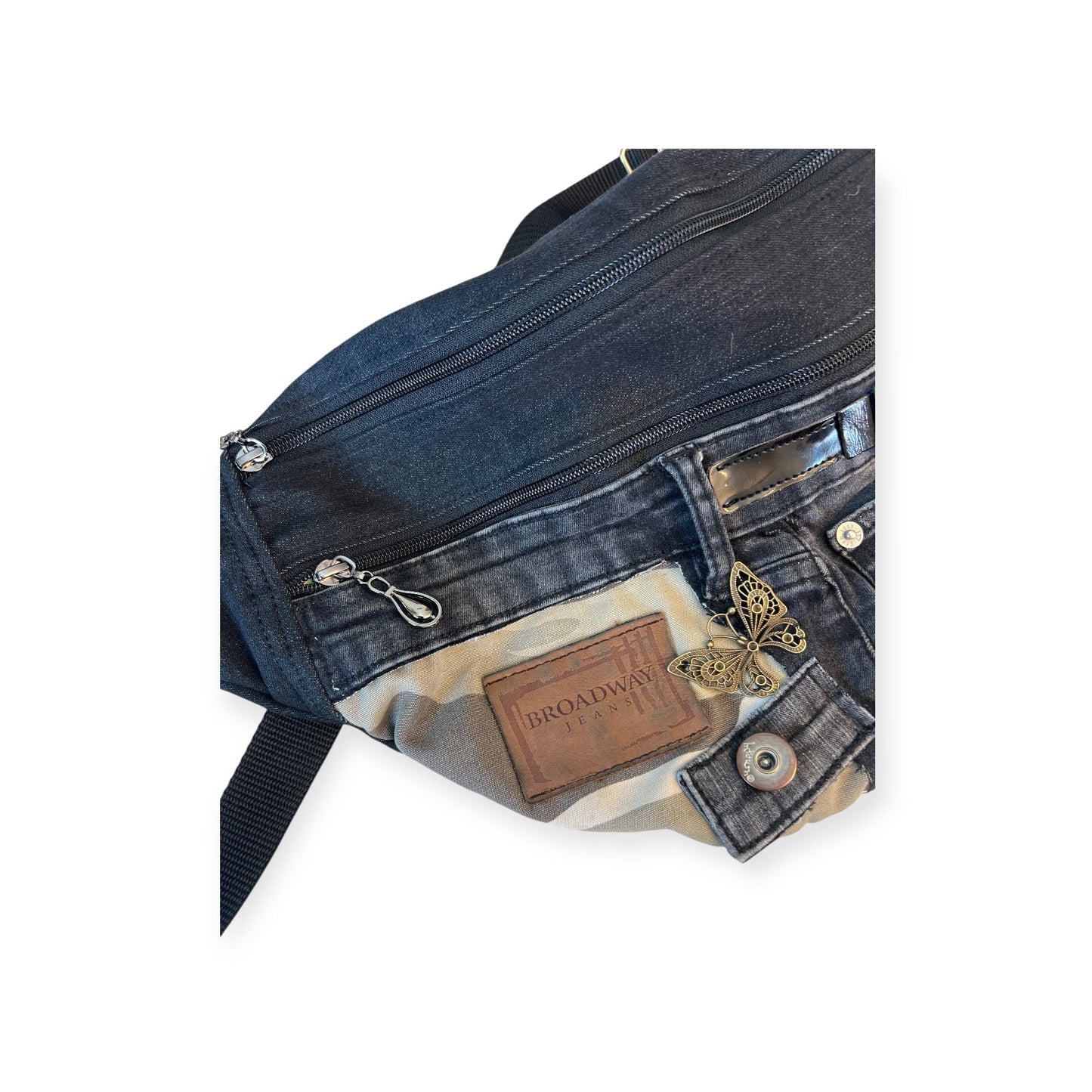 Vyölaukku - crossbody Farkku - Lahja ja Sisustus Juuttisäkki