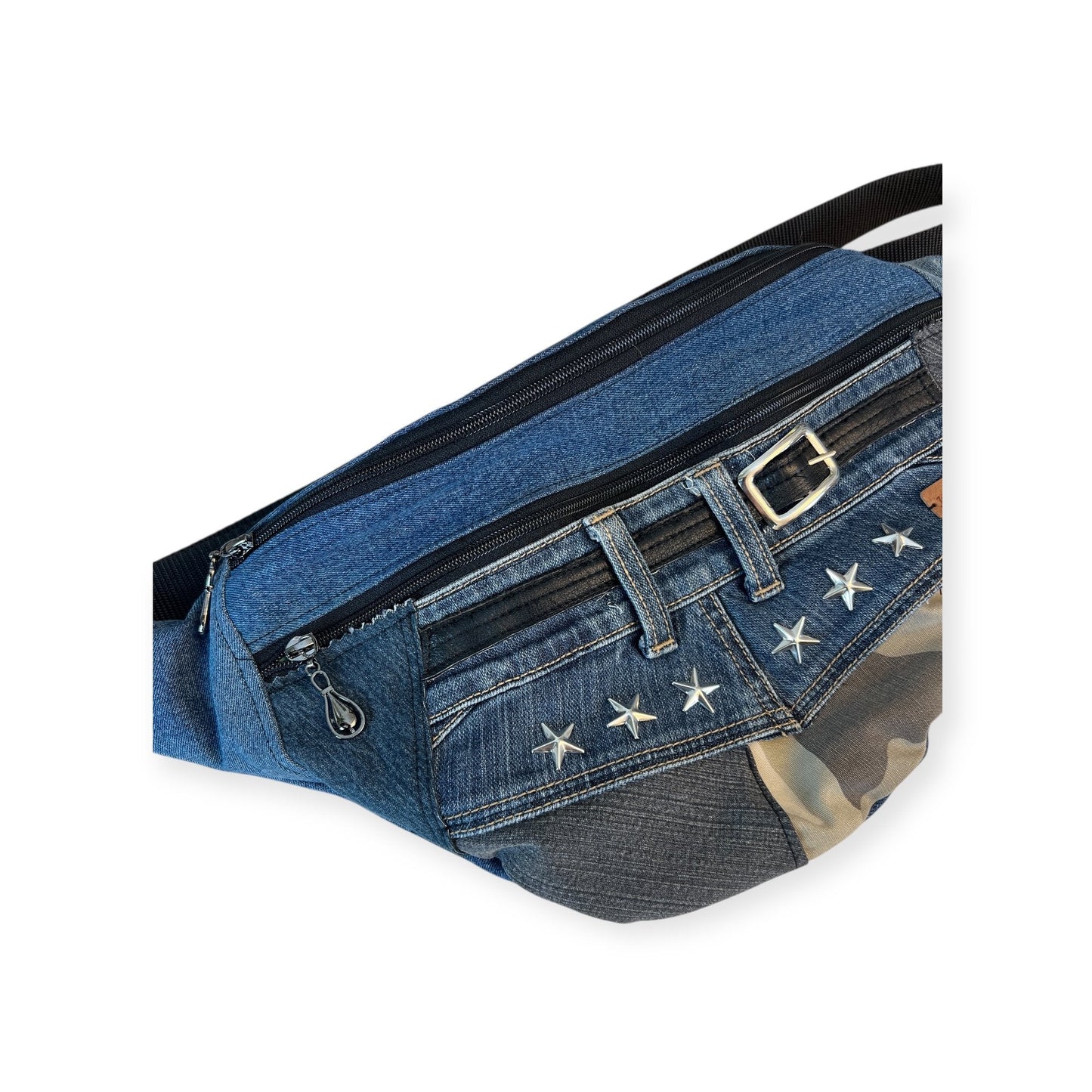 Vyölaukku - crossbody Farkku - Lahja ja Sisustus Juuttisäkki