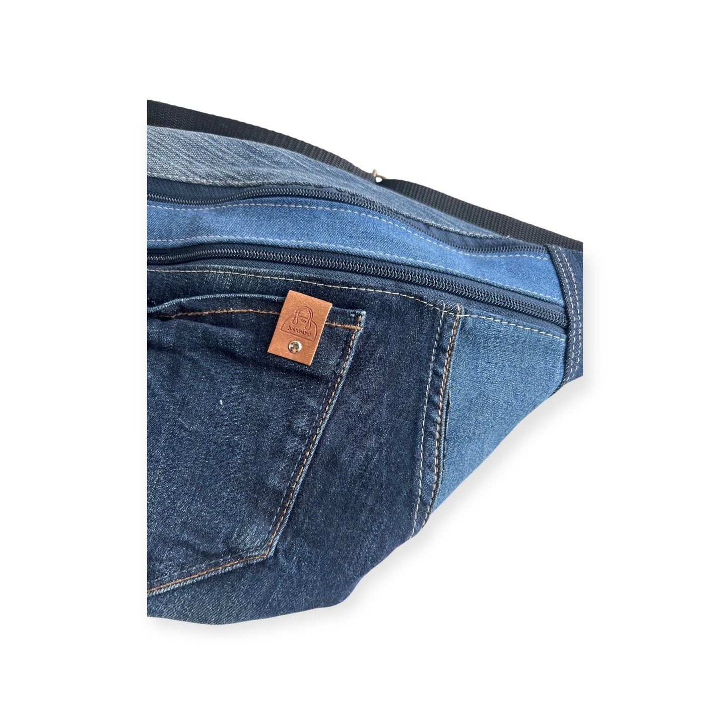 Vyölaukku - crossbody Farkku - Lahja ja Sisustus Juuttisäkki -