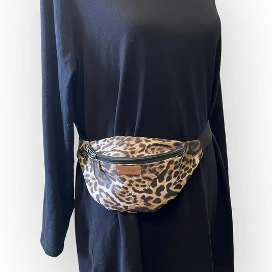 Vyölaukku Leopardi - Lahja ja Sisustus Juuttisäkki