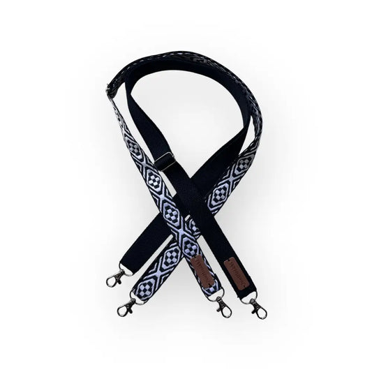 Laukun Olkahihna - Kapea musta Shoulder Straps