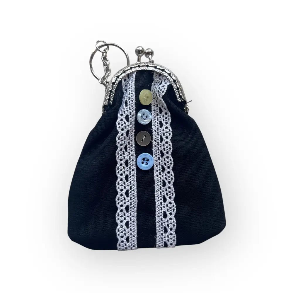 Avainkukkaro Nappi ja Nauha - Lahja ja Sisustus Juuttisäkki