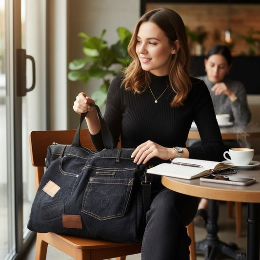 Farkkukassi Saara - Lahja ja Sisustus Juuttisäkki