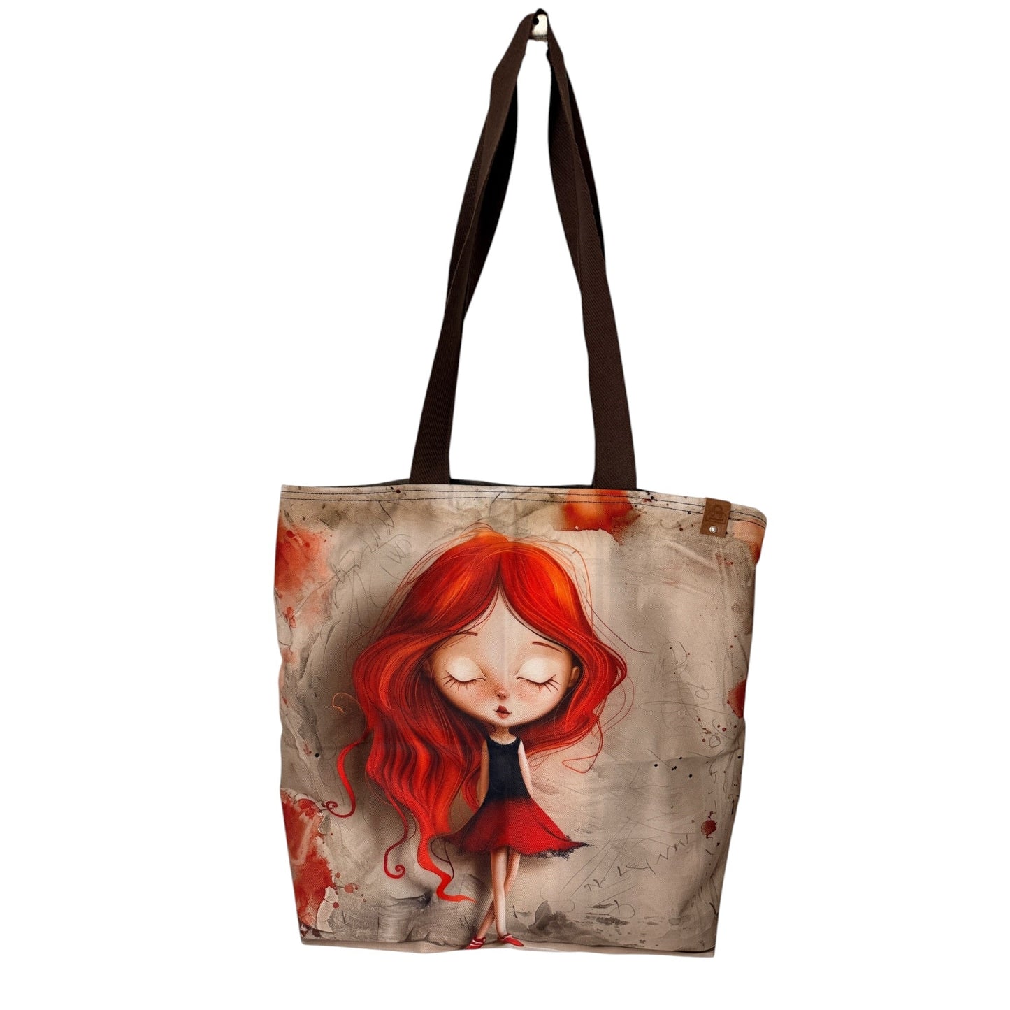 Kangaskassi Tyttö - Lahja ja Sisustus Juuttisäkki