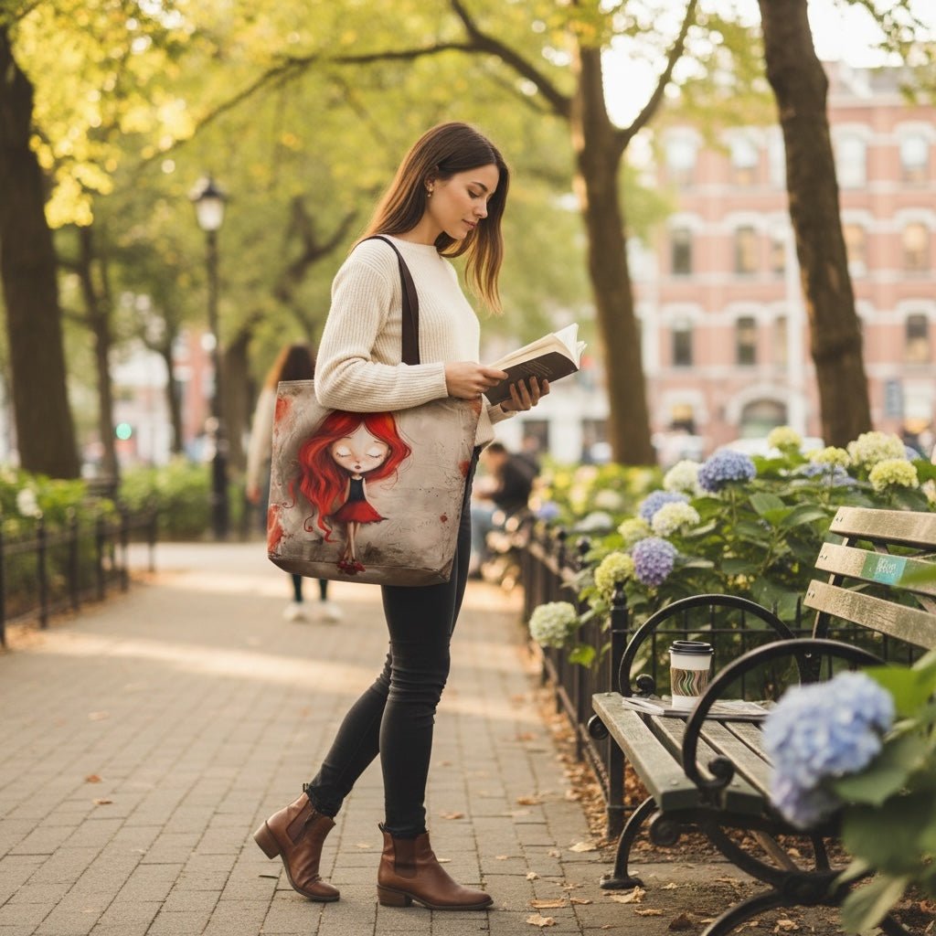 Kangaskassi Tyttö - Lahja ja Sisustus Juuttisäkki