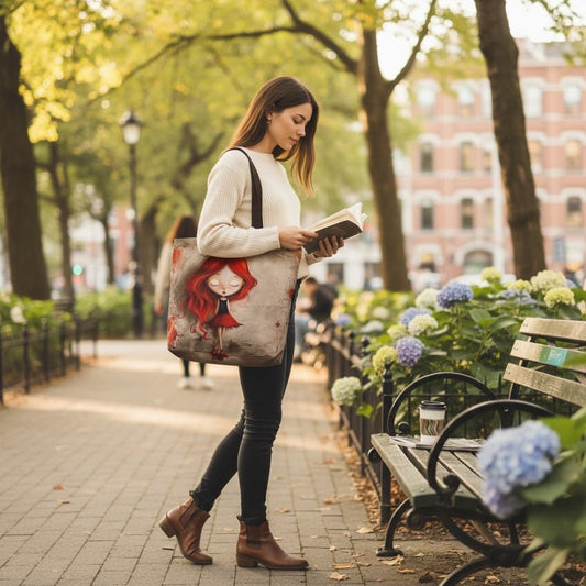 Kangaskassi Tyttö - Lahja ja Sisustus Juuttisäkki