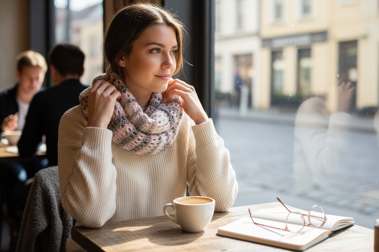 Kaulahuivi Trio - Lahja ja Sisustus Juuttisäkki