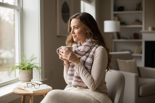 Kaulahuivi Trio - Lahja ja Sisustus Juuttisäkki