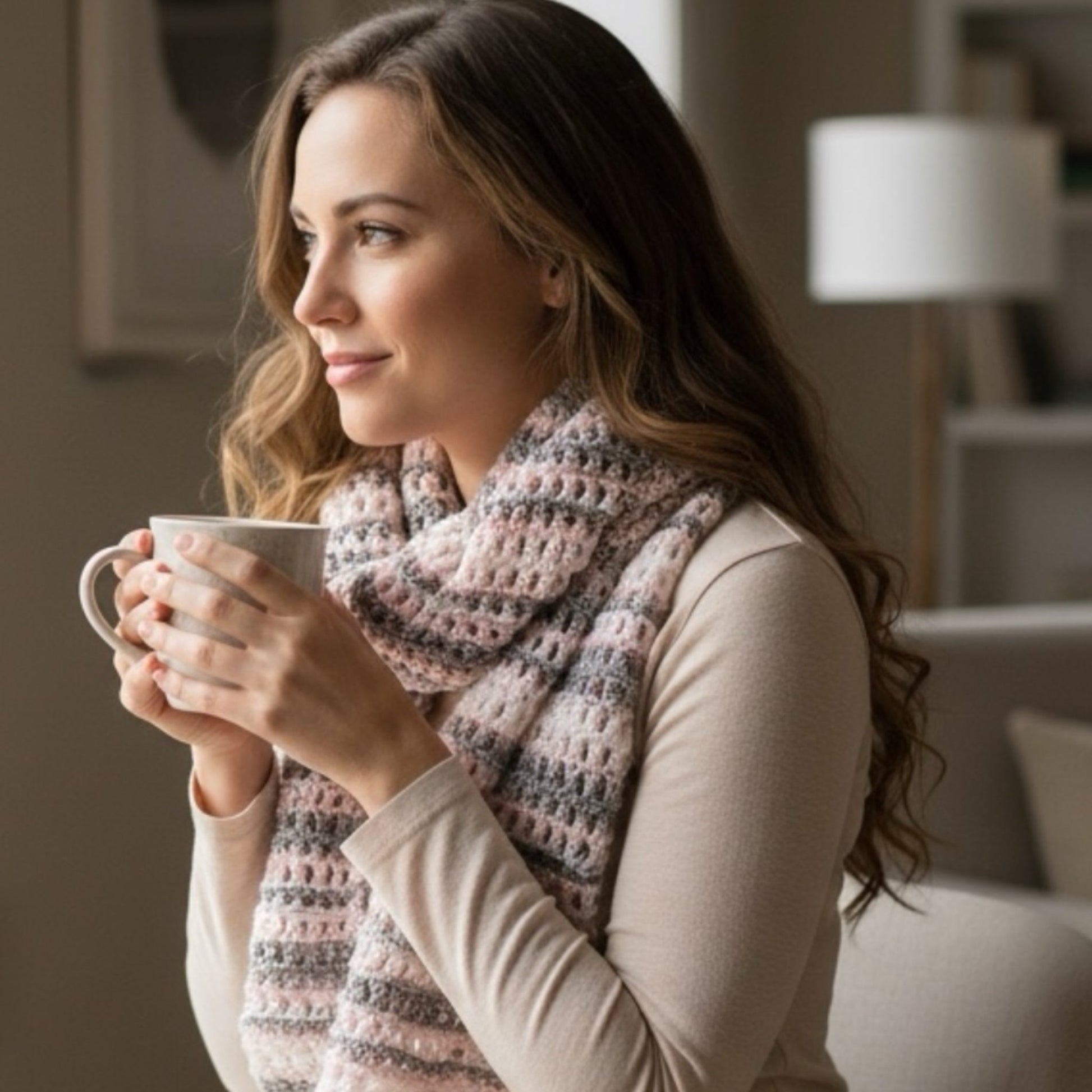 Kaulahuivi Trio - Lahja ja Sisustus Juuttisäkki