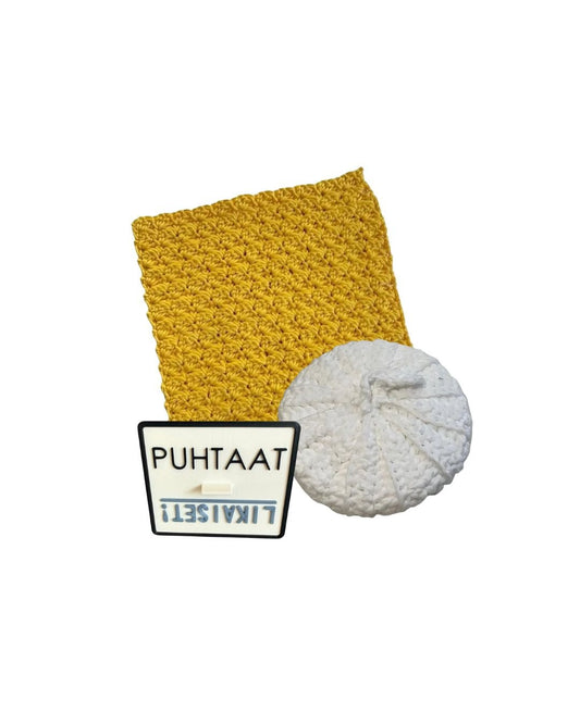 Kestävä keittiö - paketti - Lahja ja Sisustus Juuttisäkki